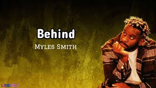 Myles Smith - Behind (Lyrics)