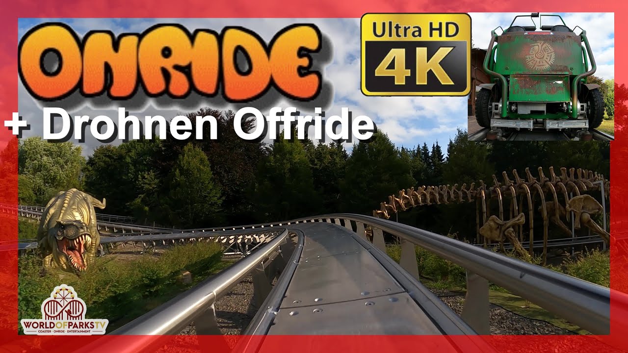 Lost World (Onride POV) Video Tier- und Freizeitpark Thüle 2022 – Neue Achterbahn 2022 – CoasterKart