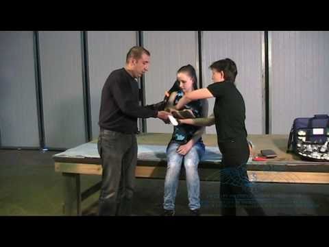 Наложение шины при травме конечностей