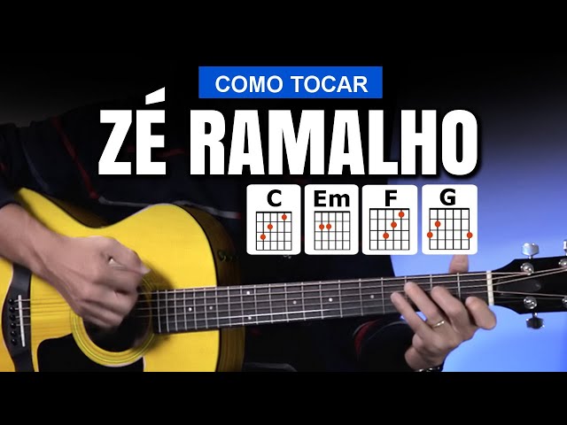 COMO TOCAR NO VIOLÃO - ZÉ RAMALHO - Cifra Fácil - Prof. Sidimar Antunes🎸 class=