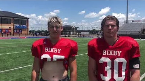 All-World linebackers Beau Bertelli and Jack Pucke...