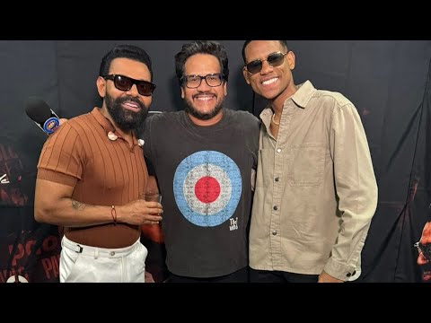 Pablo and Netto Brito backstage at the Ilha do Arrocha DVD recording