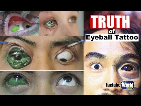 Eyeball Tattoo - आँखों पर टैटू बनवाने का ‘खतरनाक’ फैशन! || Factube World