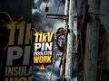 11Kv Pin insulator polymer Work #electricalwork #ElectricalSafety #reels #shorts #ytshorts