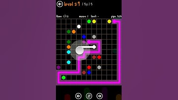 Flow Free 13X13 Jumbo Pack walkthrough level 29