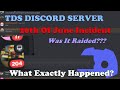 What Happened To TDS Discord? WAS IT RAIDED? || Tower Defense Simulator