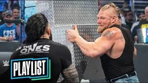Roman Reigns vs  Brock Lesnar craziest brawls WWE Playlist