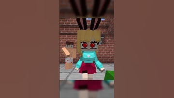 Mikey in LOVE TRAP by CRAZY FAN GIRL?!  #minecraft #maizen #jj #mikey #funny #mikeygirl #jjgirl