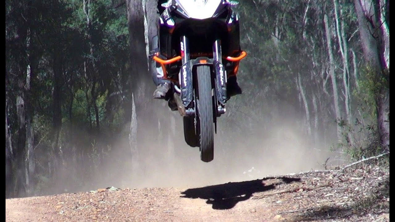 dirt bike funny moments KTM1190 Adventure R - fitting B & B bashplate