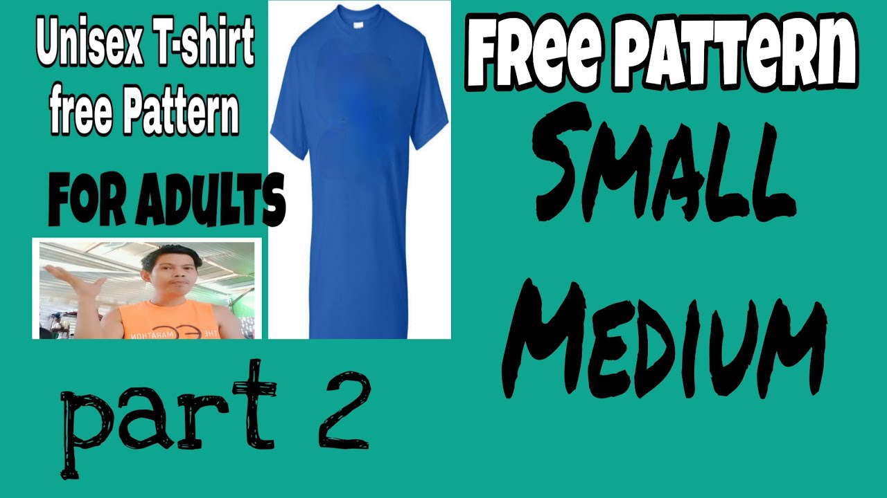 T-shirt pattern for adults with free pattern drafting guidelines chart ...