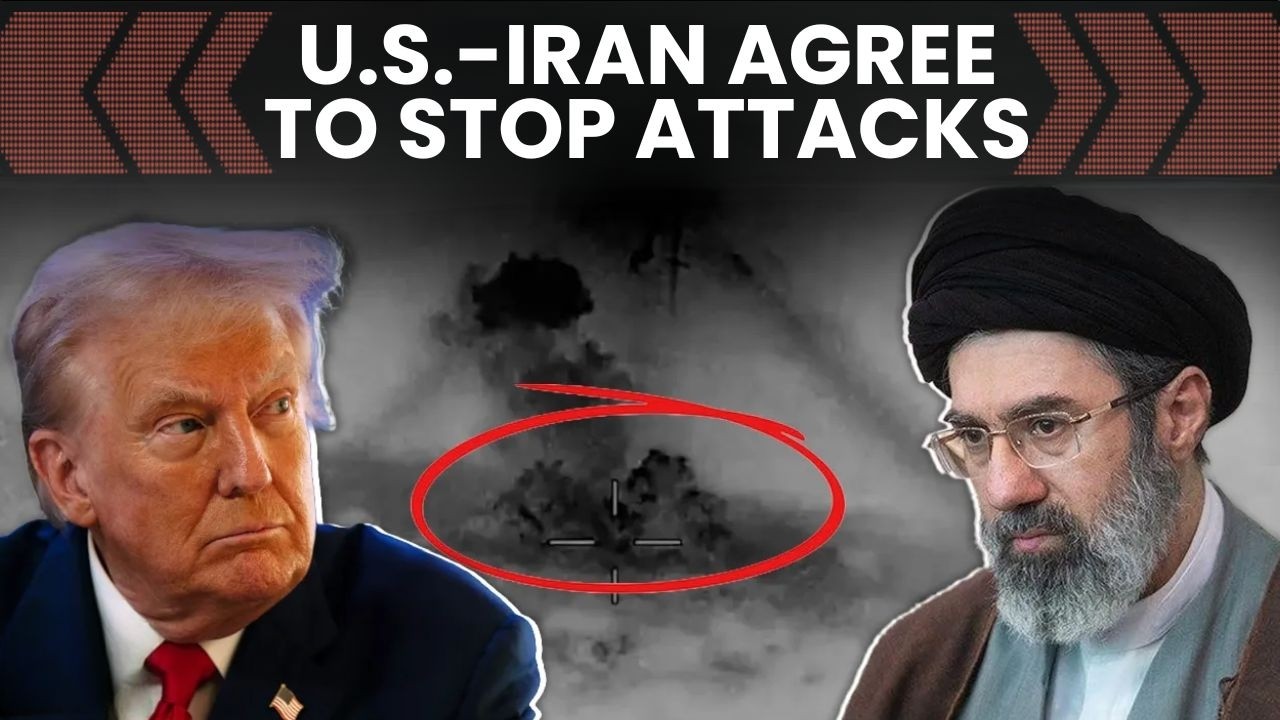 US-Iran Agrees To Halt Attacks 'For Now' | Strait of Hormuz Under Iranian Control for 30 Days | LIVE thumbnail
