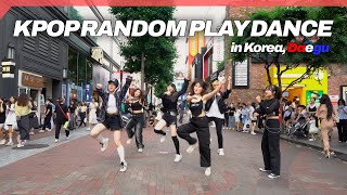 [RPD] 대구 한일극장 앞에서 버스킹 끝나고 즉석 미니랜플!🇰🇷 @동성로│K-POP RANDOM PLAY DANCE│[블랙도어 BLACK DOOR] #랜덤플레이댄스