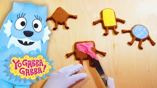 yo gabba gabba decorating christmas cookies double episode show for kids