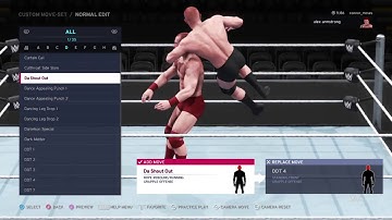 WWE 2K20 create a moveset creating alex Armstrong