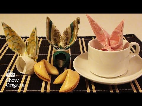 How to fold a #napkin #bunny