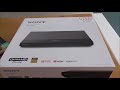 unboxing sony x700 UHD BluRay player