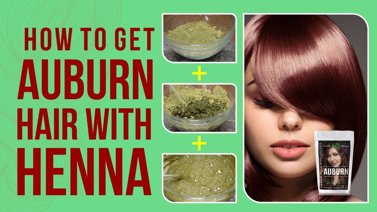 HOW TO GET AUBURN HAIR WITH HENNA - YouTube