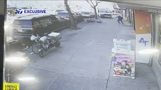 Exclusive video shows U-Haul driving onto Brooklyn sidewalk