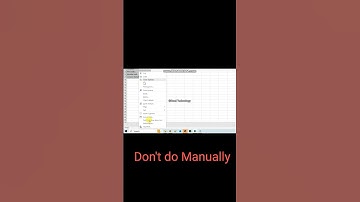 Align the Text and Colon in Excel using Short cut Keys