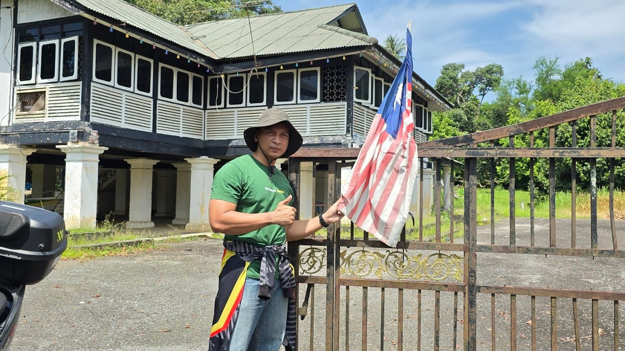 Melewati bekas rumah Pegawai Daerah Baling yang bersejarah #RundinganBaling1955