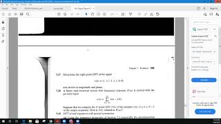 EE392 Week 9 Tutorial part 2 DFT and circular convolution