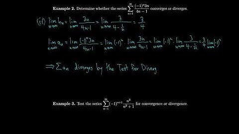 Calculus 11.5 Alternating Series