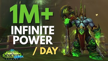 How I Farm 1,000,000+ Infinite Power Per Day! (Legion Remix Guide)