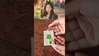 Queen Of Tears Lucky Four Leaf Clover Key Chain Kdrama Aesthetic  Short  Diy  Viral  Trending