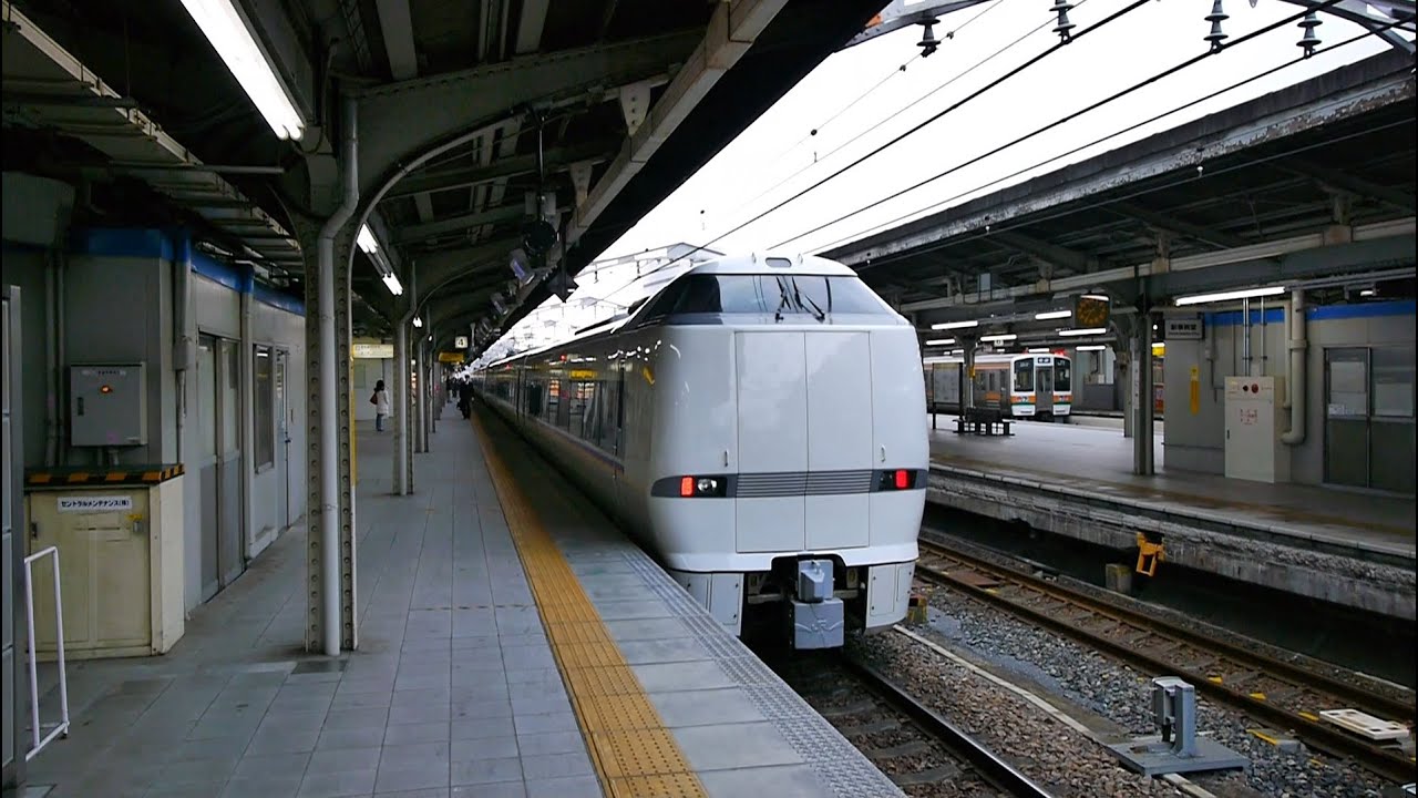 JR西日本 特急しらさぎ3号 （683系運行） 超広角車窓 米原より進行