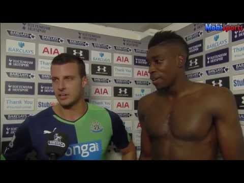 Tottenham 1 2 Newcastle United,  Entrevista después del partido a Steven Taylor y Sammy Ameobi