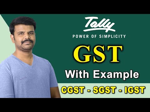 GST With Example Tally ERP 9 | CGST SGST IGST in Tally ERP 9 | தமிழ் அகாடமி