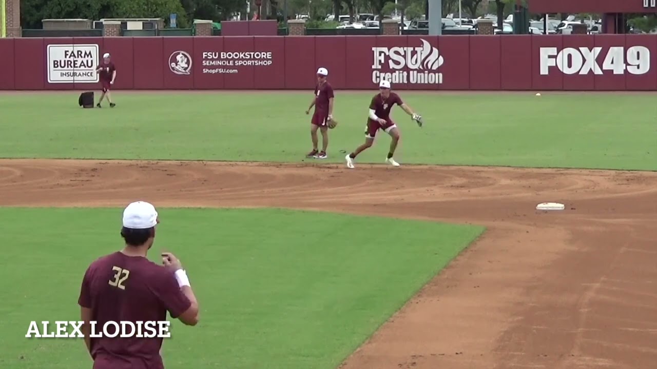 2024 FSU Baseball Position Player Newcomers, Defensive Drills (9/19-20)