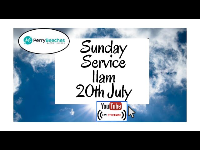 Sunday Service 20th July 2025