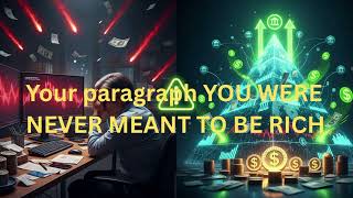 YOU WERE NEVER MEANT TO BE RICH | The Hidden Financial System Exposed