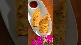 besan roll? breakfast youtubeshorts trending recipe