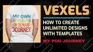 Create Unlimited Print On Demand T-Shirt Designs With Vexels Scalable Design Templates