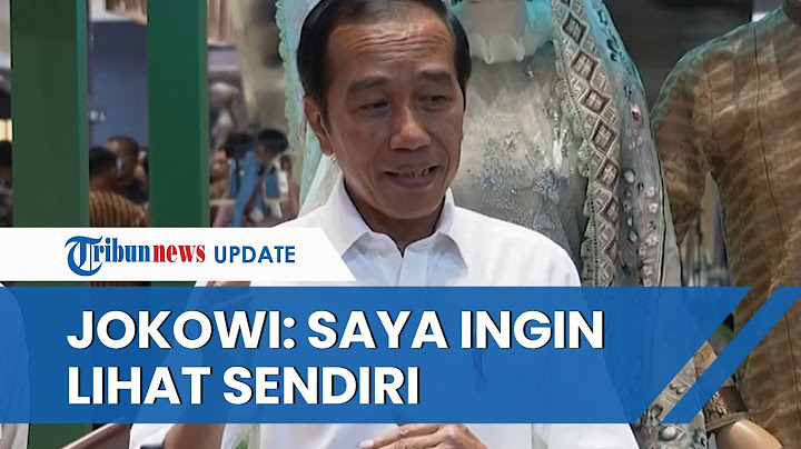 Jokowi Bertolak ke Lampung Hari Ini: Saya Ingin Lihat Sendiri yang Ada di Video itu Bener Enggak