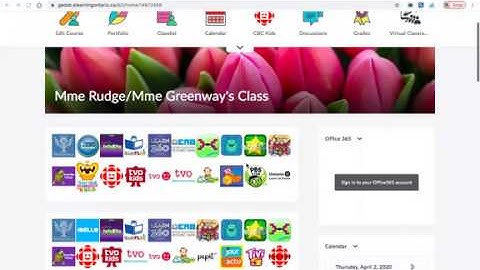 Adding widgets in Brightspace GEDSB