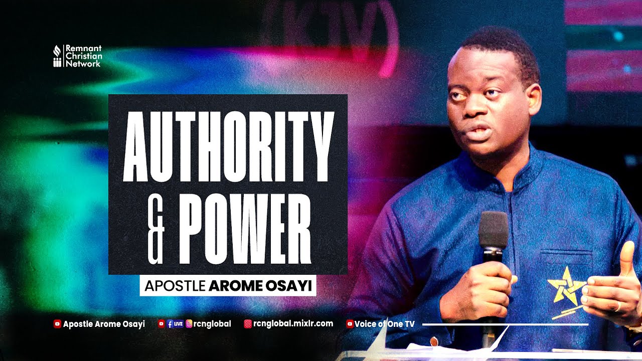 Authority and Power - Apostle Arome Osayi - YouTube
