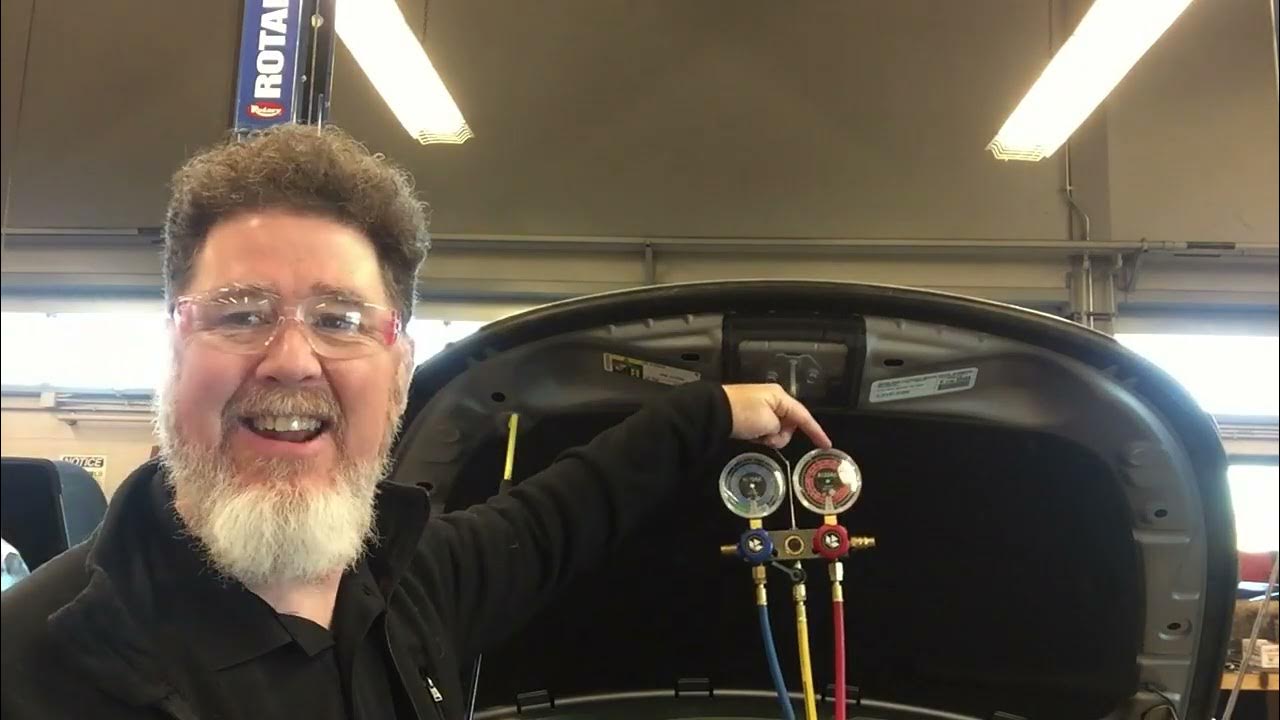 Diagnosing a vehicle's A/C system: Low side PSI is High & the High side