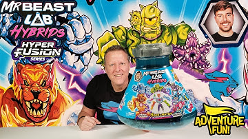 MrBeast Lab Hybrids HYPER FUSION Series! 30+ Mix & Match Beasts! Ultra Rare Golden Hyperbeast!