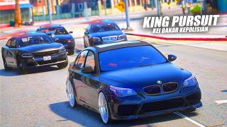 HOT PURSUIT ! KEI MEMBAKAR KEPOLISIAN HIDUP HIDUP SAAT MEREKA MENGEJARNYA DI GTA 5 ROLEPLAY