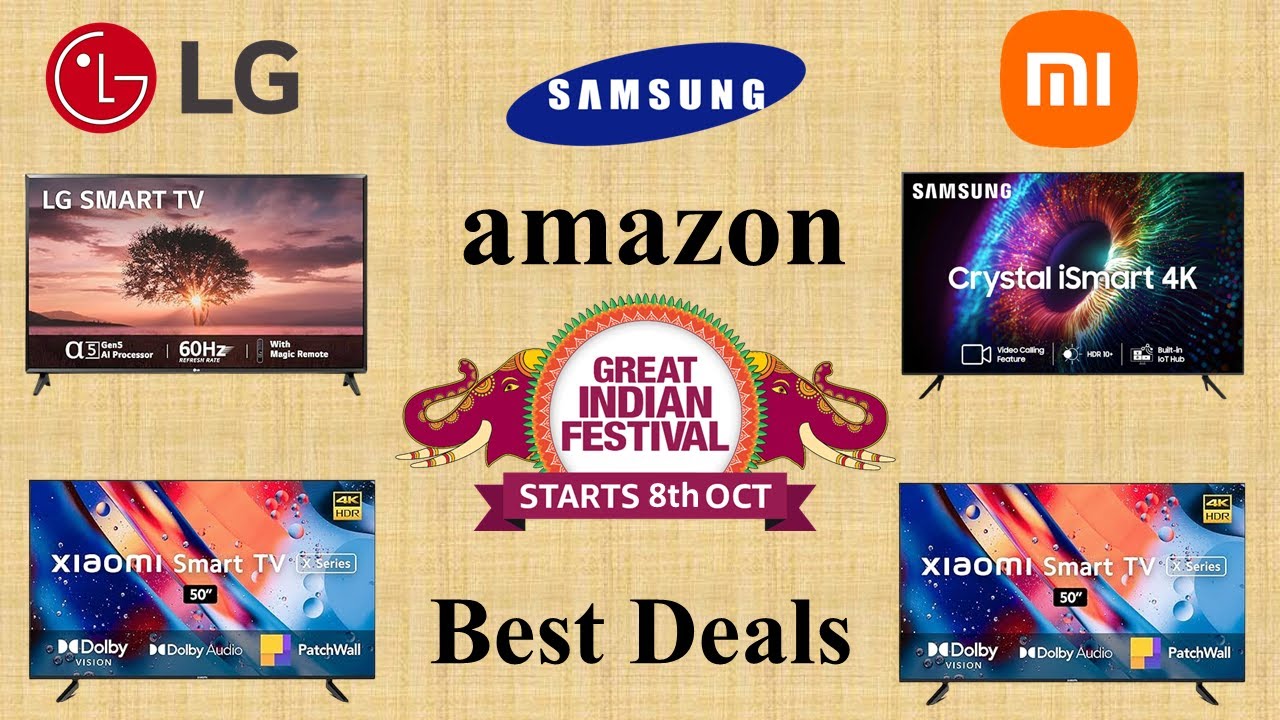 Best Smart TV Offers on Amazon Great Indian Festival 2024 Sales in தமிழ் Samsung vs Xiaomi vs