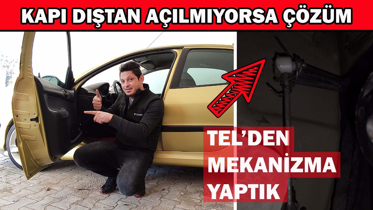 Araba Kapısı Açılmıyor İse Araba Kapı Kolu Tamiri. Şöför Kapısı Dıştan Açılmıyor.