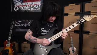 Sawtooth ST-M24 Black Satin Electric Guitar Playthrough w Michael Angelo Batio