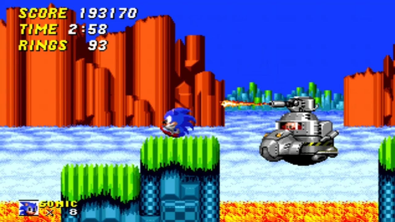 Sonic the Hedgehog 2 (XBLA) - Egg Scorcher Mk. II Boss Fight (Sonic)