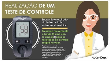 Teste com Solução controle Accu-Chek Active