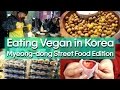 Korean Vegan Street Food in Myeong-dong - EATING VEGAN IN KOREA 🇰🇷 비건 먹거리 찾기 도전: 명동편