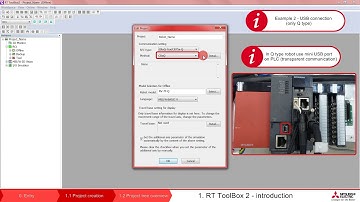 Robot Melfa programming - Lesson 1 New project creation