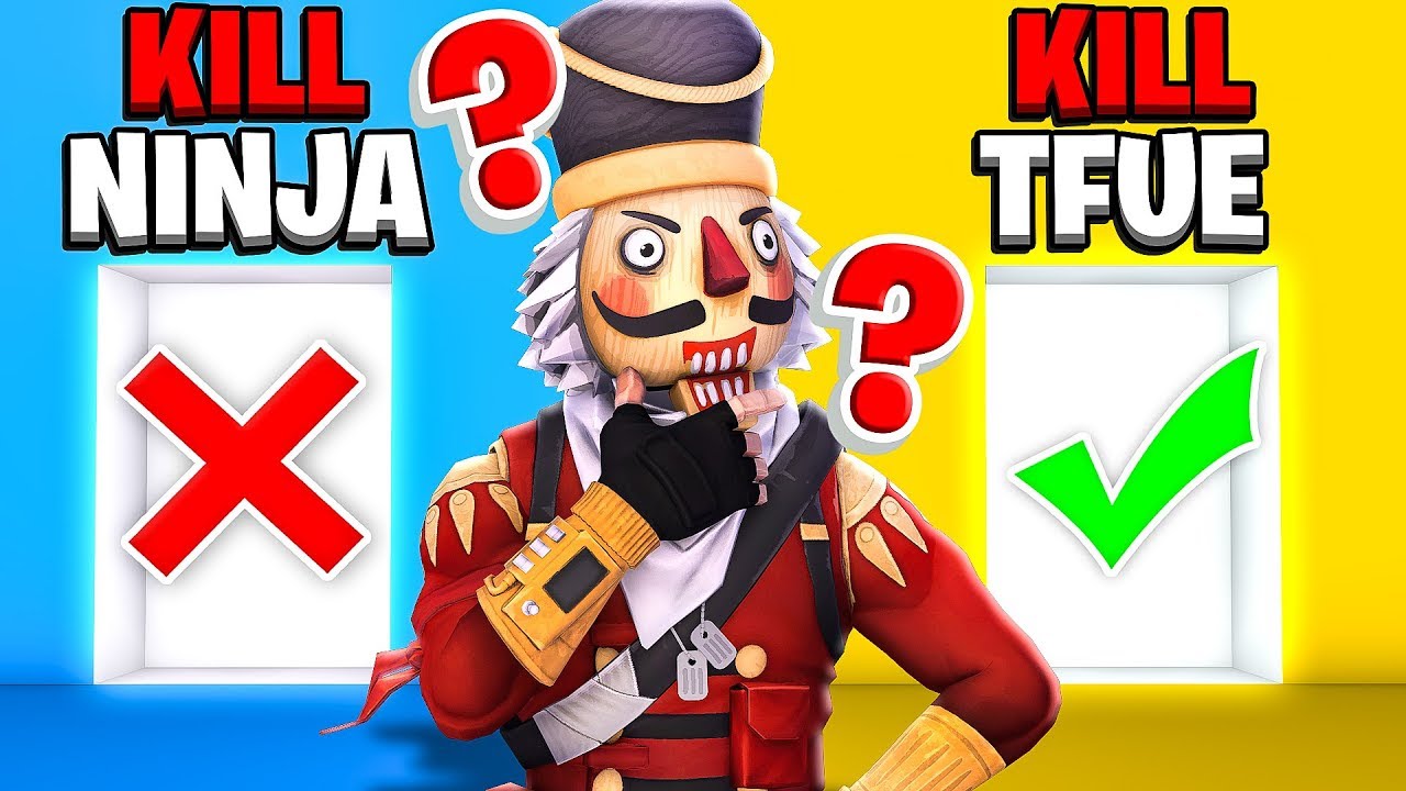 E TU COSA SCEGLIERESTI? - FORTNITE *WOULD YOU RATHER* giochi uniti